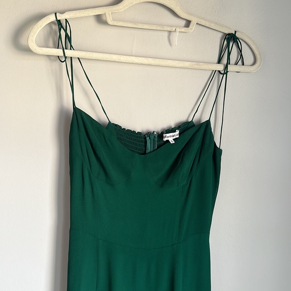 Reformation Juliette midi Dress Emerald - Picture 6 of 16